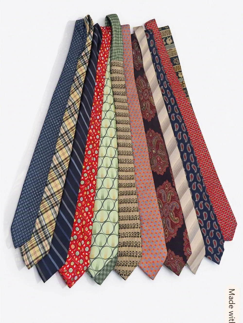 Classic Multi-Pattern Men's Necktie Collection - Assorted Colors